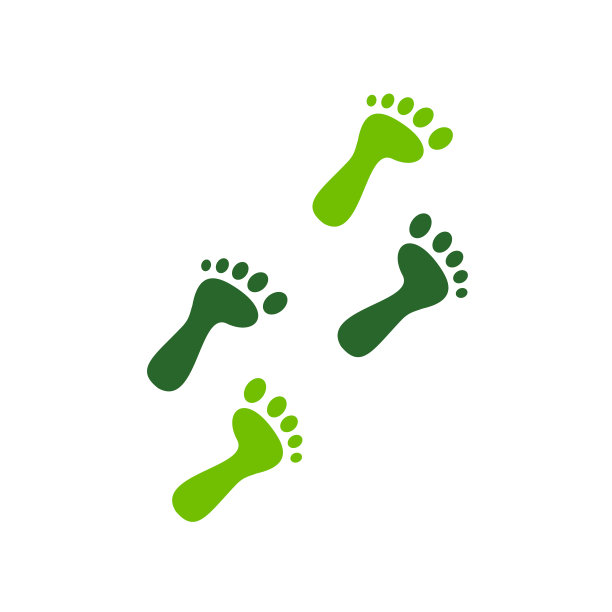 足迹图标图片下载
