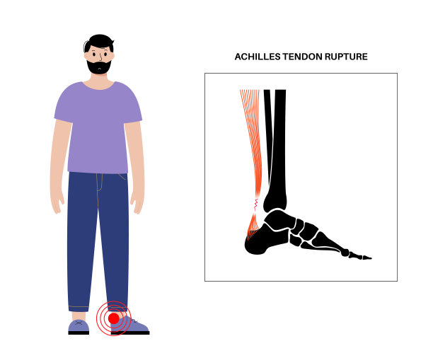 跟腱受伤图片下载