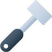 插画风格家具工具锤子卡通元素图片下载