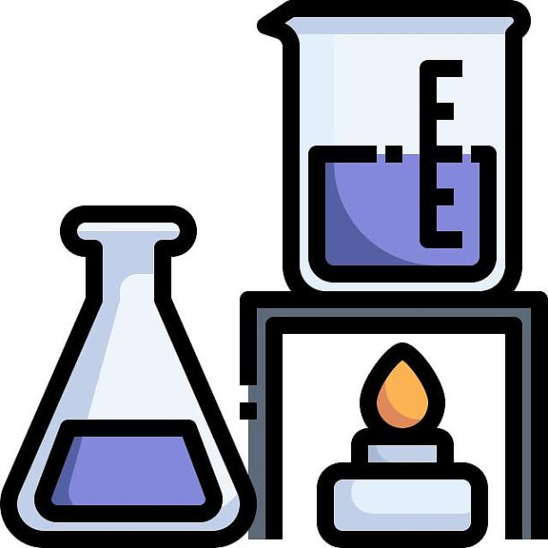 化学化学器材试管瓶扁平卡通元素图片下载