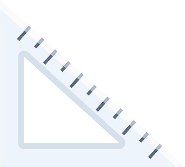 三角板量数文具学习扁平图标icon元素图片下载