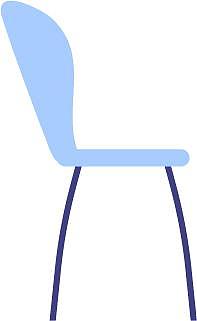 插画风格静物工具椅子凳子扁平化场景元素图片下载