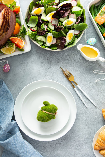 有火腿的复活节早午餐图片下载