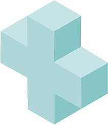 绿色立体加号数学符号装饰字符符号元素图片下载