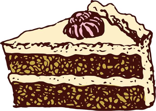 奶油蛋糕糕点点心零食食物卡通元素图片下载