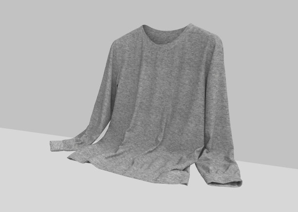 空白的运动衫模拟在前面的视图图片下载