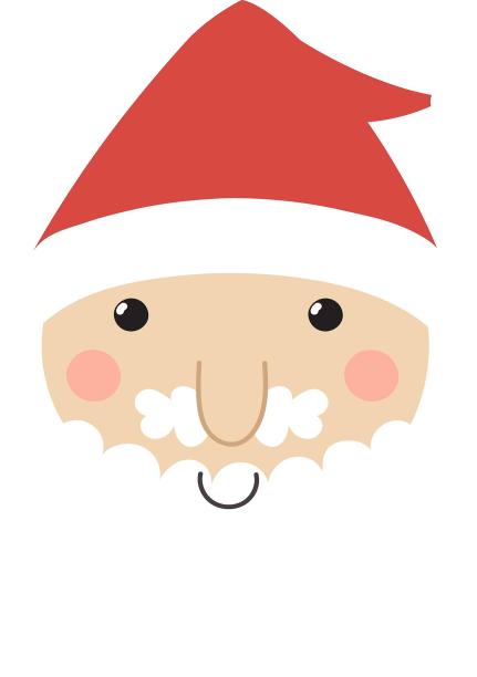 圣诞老人圣诞节可爱卡通元素素材图片