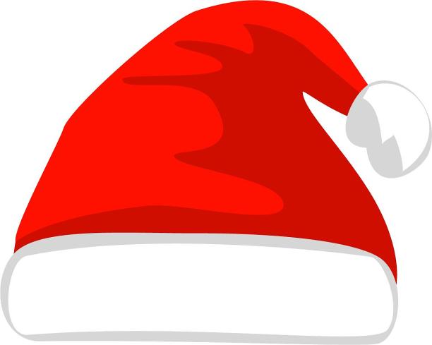 圣诞节圣诞帽红色卡通元素素材图片