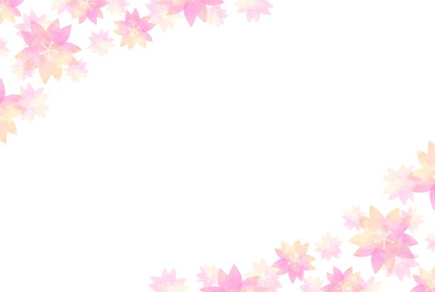 美丽的水彩樱花背景插图图片下载