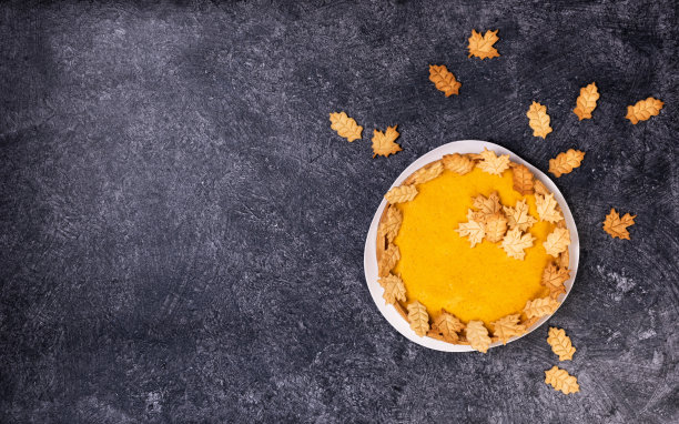 自制肉桂和山核桃辣南瓜派图片下载