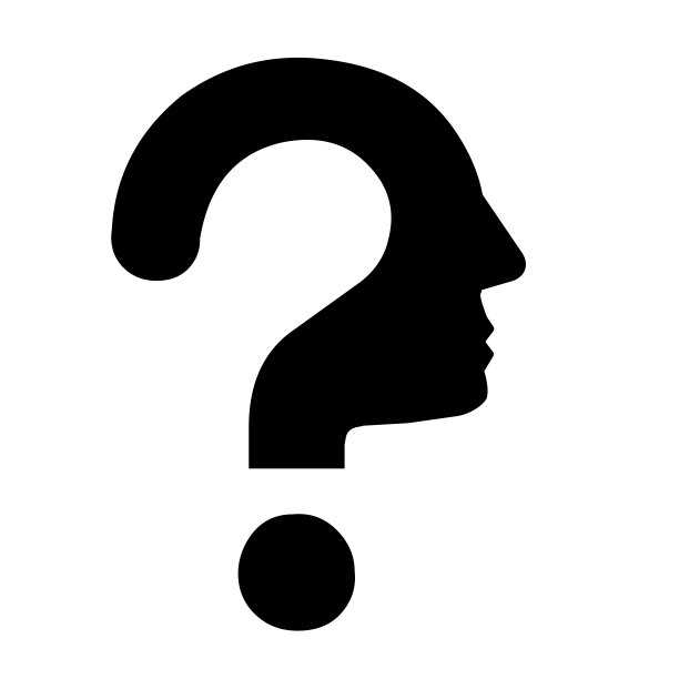 问题图标平面设计风格。图片下载