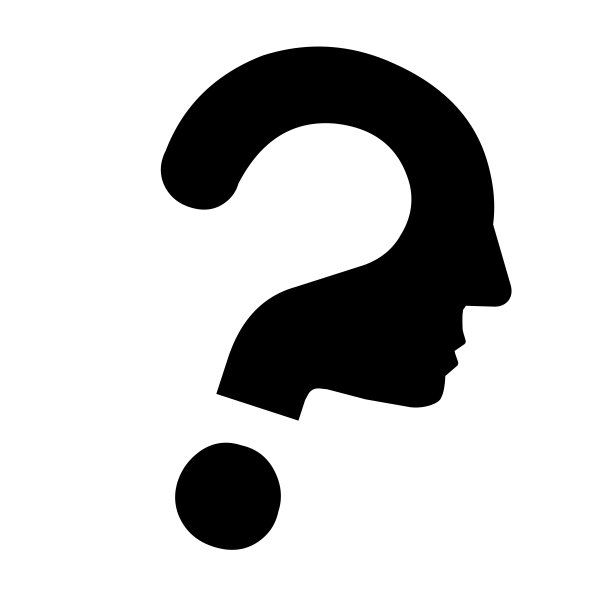 问题图标平面设计风格。图片下载