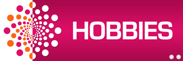 爱好粉红色橙点圆形左文本图片下载