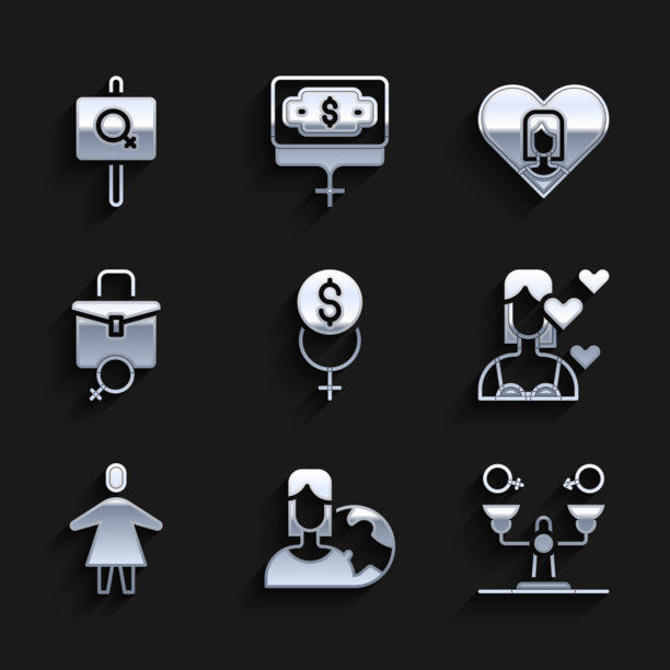 Set女权主义finance women from different图片下载