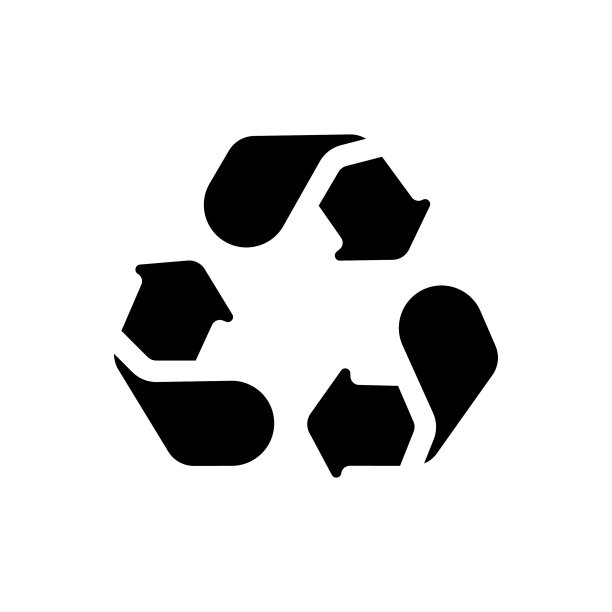 回收标志或图标矢量设计图片下载