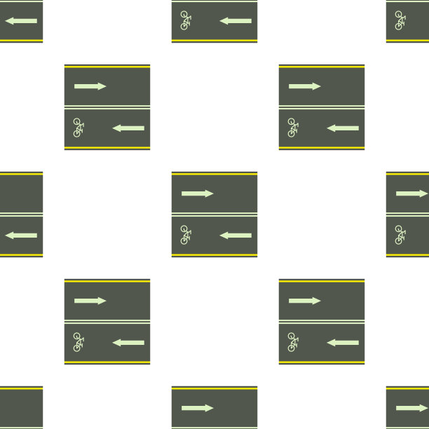 无缝自行车道模式图片下载