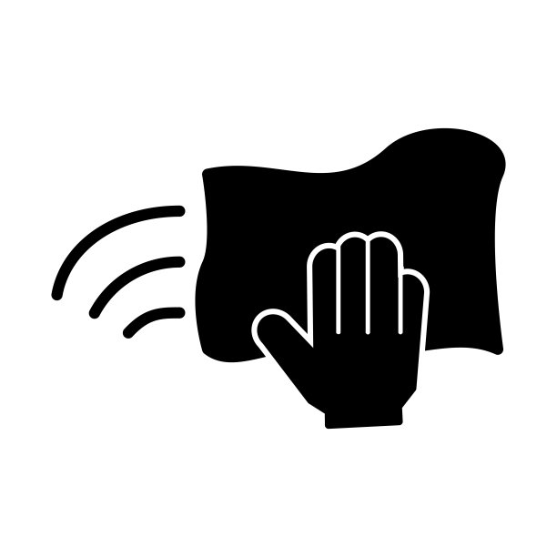 清洁餐巾图标设计矢量模板插图符号和符号EPS 10图片下载