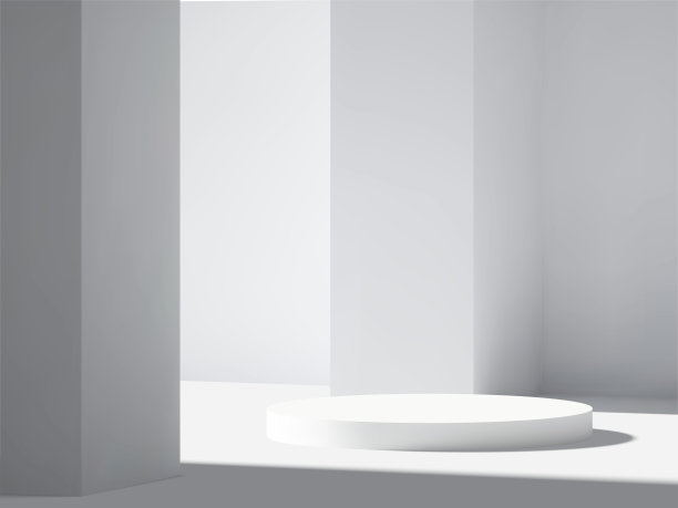 3D现代背景为您的产品展示。空白矢量3d插图。图片下载