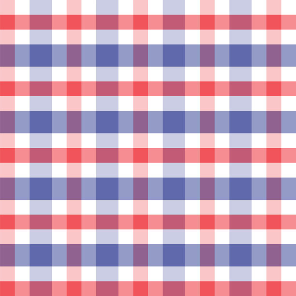 白色背景上的多色格子图案图片下载