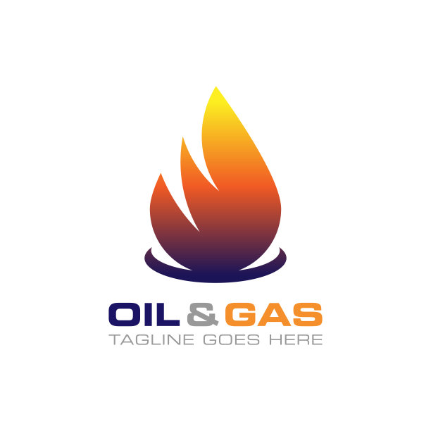 石油和天然气图标矢量股票插图设计模板。图片下载