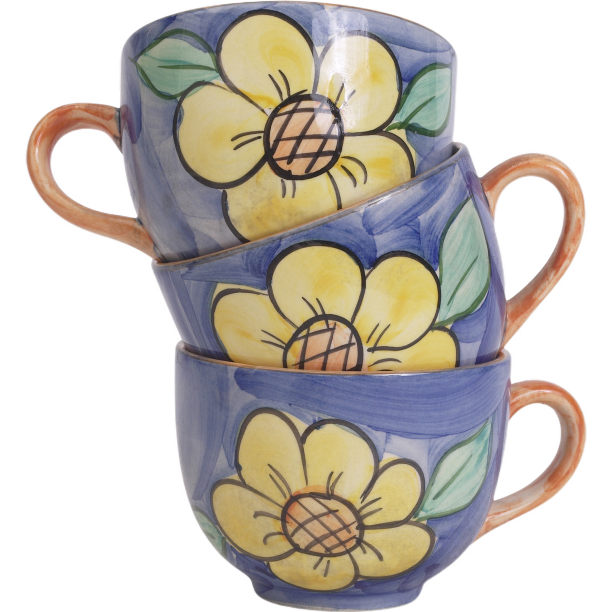 向日葵印花茶杯图片下载