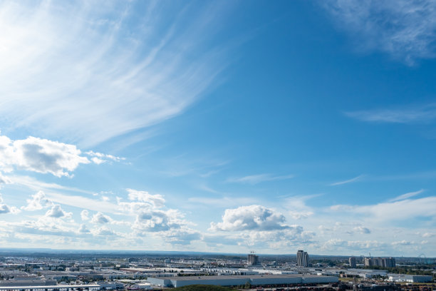 加拿大沃恩，枫树，麦克米伦船坞，铁路分类船坞的鸟瞰图图片下载