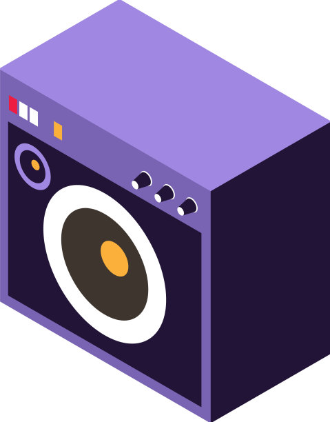 演讲者等距图标图片下载