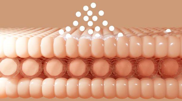 皮肤细胞上的血清和维生素滴图片下载