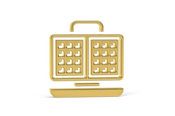 华夫饼干制造商图标图片下载