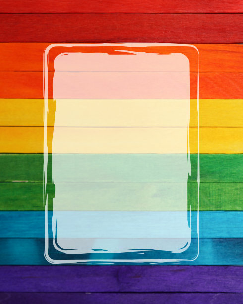 色彩斑斓的背景，木质的纹理，白色的透明矩形在中间书写信息图片下载