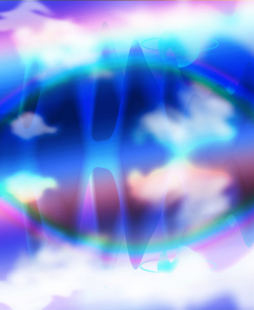 抽象景观。三维渲染图片下载