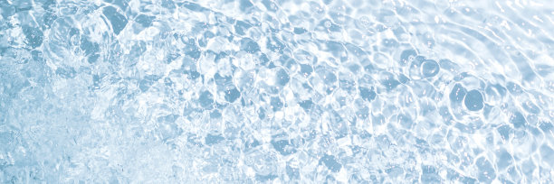 旗帜形状的蓝色波浪水图片下载