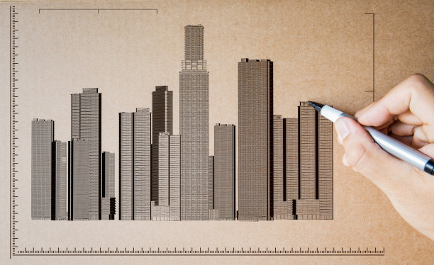 高层建筑外观设计图图片下载