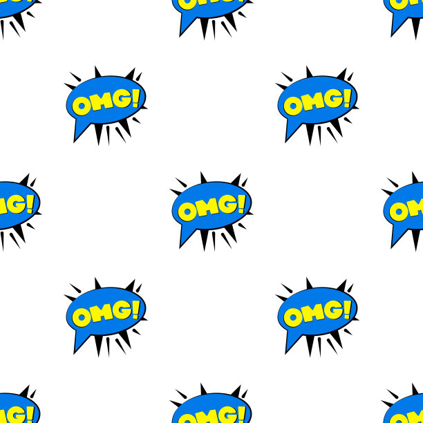 Omg演讲气泡模式无缝衔接图片下载