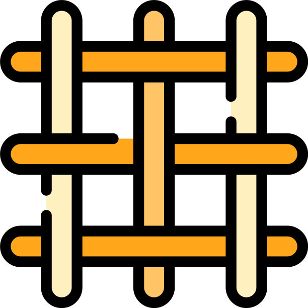 编织网图标颜色轮廓图片下载