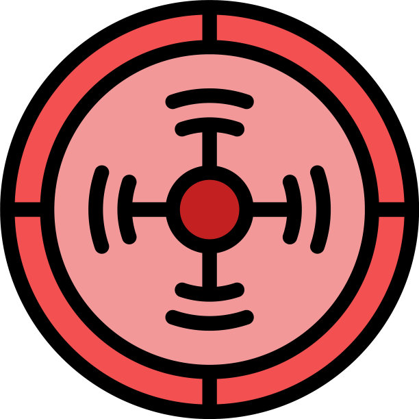 作用域图标颜色轮廓图片下载