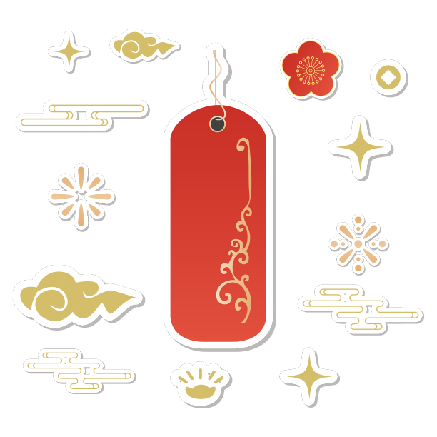 中国风许愿牌图片下载