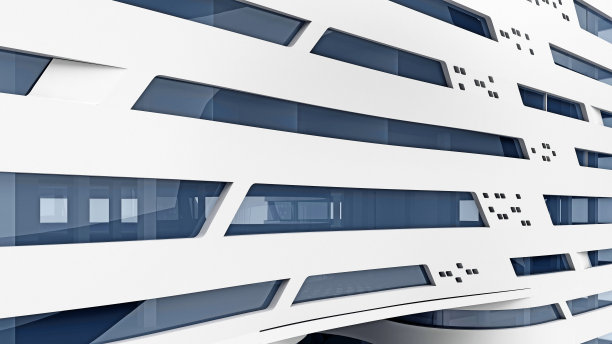 仿生建筑形式的特写图片下载