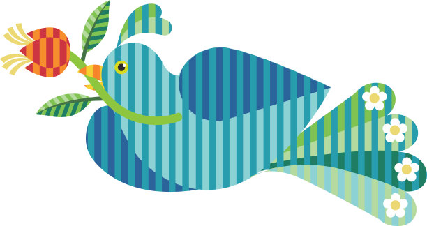 幸福的蓝鸟在飞翔图片下载