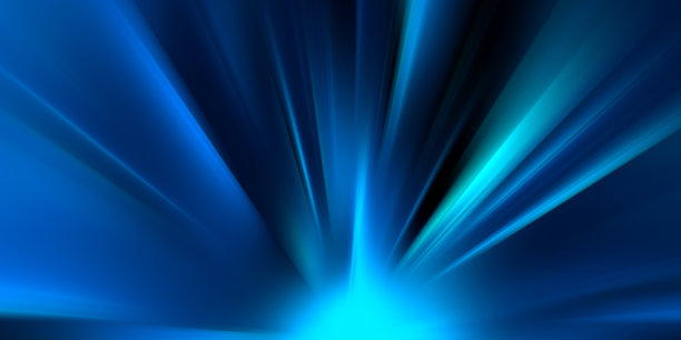 星爆蓝光光束抽象背景图片下载