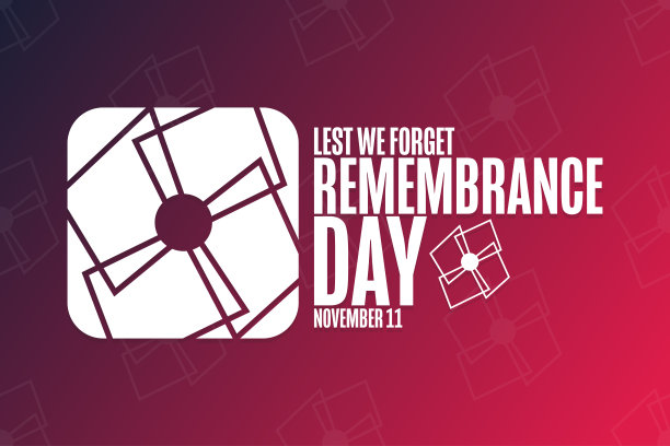 纪念日。11月11日。以免我们忘记。节日的概念。模板背景，旗帜，卡片，海报与文字题词。向量EPS10插图。图片下载