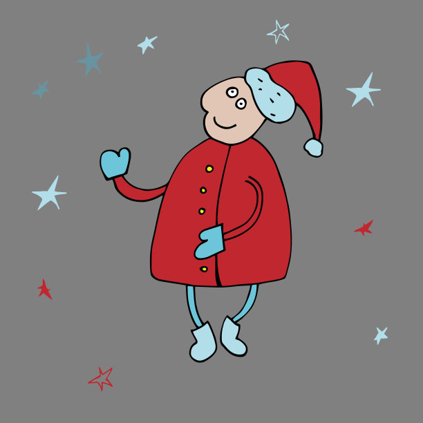 父亲霜。矢量字符图片下载