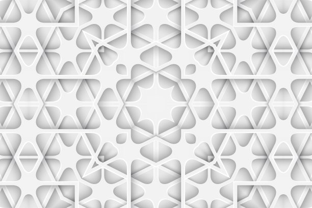 白色雕刻纸削减背景书封面。曲线线和波层。3d渲染海报模板模式说明图片下载