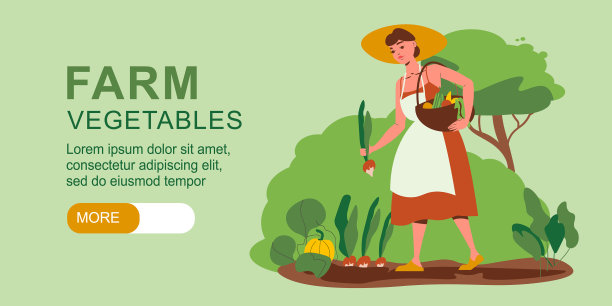 农场水平横幅图片下载