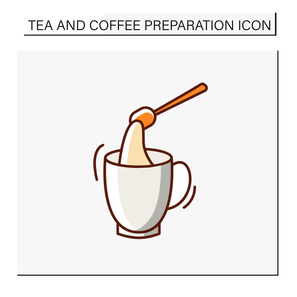 茶道色彩图标图片下载