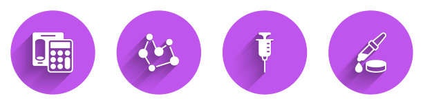 设置计算器、化学配方、注射器和图片下载