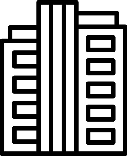 生活的多层图标勾勒城市图片下载