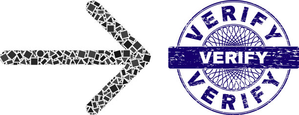 验证密封和几何箭头正确图片下载