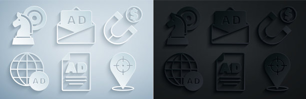 设置广告磁铁与金钱目标和图片下载