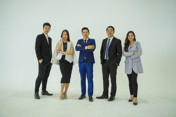 白领的敬业和会议。图片下载